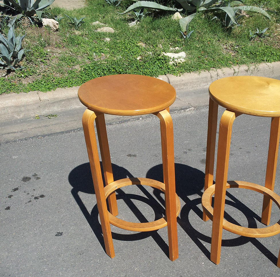 New vintage stools.