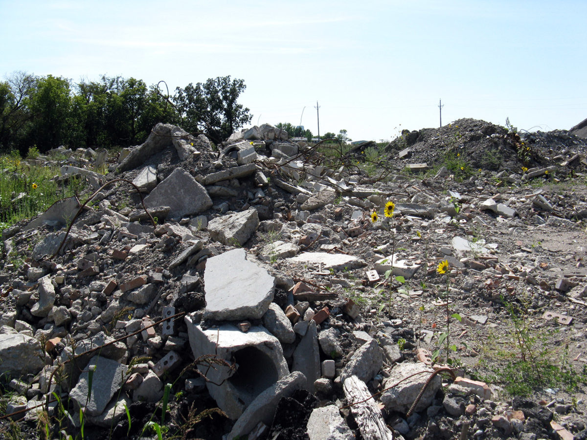 rubble from the Pits